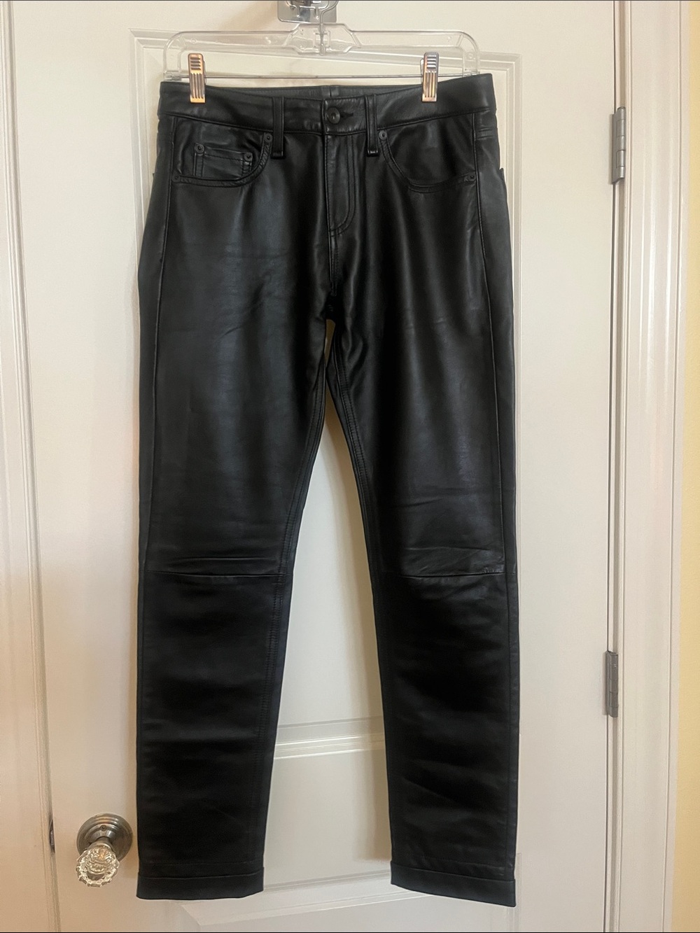 Rag & Bone Leather Pants Suze 26